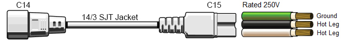 c14 c13 power cable